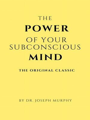 cover image of The Power of Your Subconscious Mind